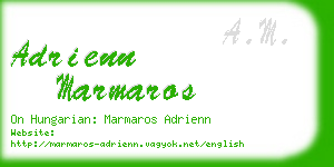 adrienn marmaros business card